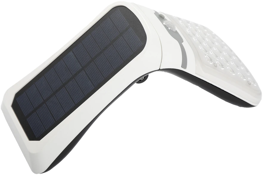 HAND Light Lampa ścienna składana solarna czujnik ruchu i zmierzchu; 4,5w; 430lm; 6000k + 30xled smd – ip44