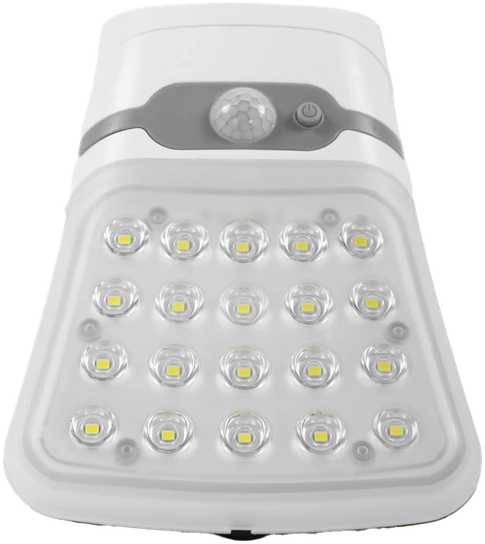 HAND Light Lampa ścienna składana solarna czujnik ruchu i zmierzchu, 3,5w; 330lm; 6000k + 20xled smd – ip44