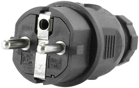HAND Wtyczka ip44, 2p+su, 16a, juoda