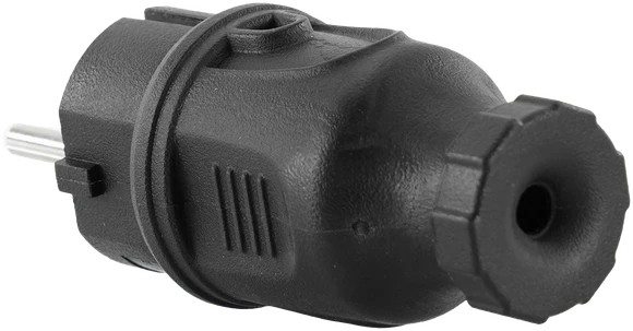 HAND Wtyczka ip44, 2p+su, 16a, juoda