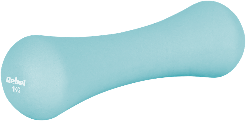 Hantelki Ketaus neopreno hanteliai 2x1kg, REBEL ACTIVE