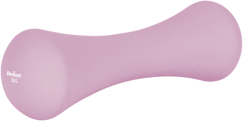 Hantelki Ketaus neopreno hanteliai 2x2kg, REBEL ACTIVE