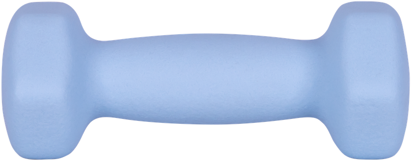 Hantelki HEX 2x1kg neopreno ketaus hanteliai, REBEL ACTIVE