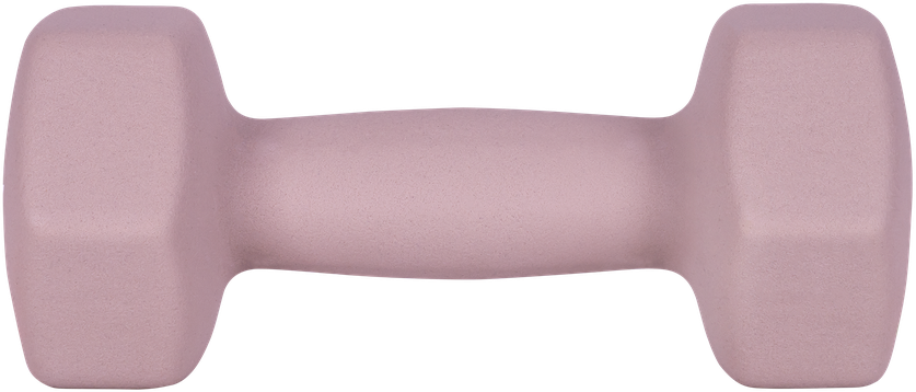 Hantelki HEX 2x4kg neopreno ketaus hanteliai, REBEL ACTIVE