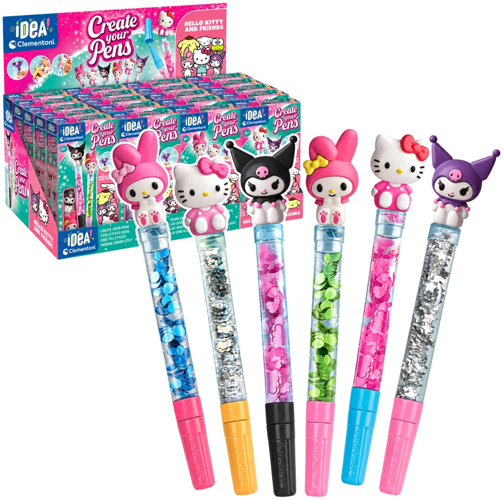 Clementoni Zabawki Kūrybinis rašiklių gamybos rinkinys Hello Kitty, 2 vnt.