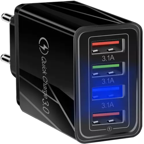 4x USB 3.0 Izoxis 19165 sieninis įkroviklis