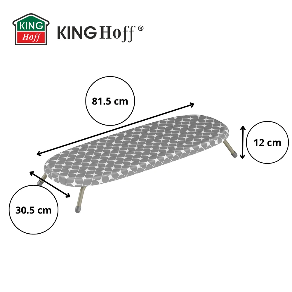 King Hoff Sulankstoma lyginimo lenta, veltinis 5 mm, „Kinghoff“, kh-1937