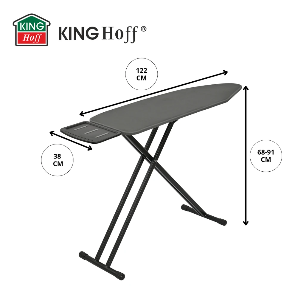 King Hoff Lyginimo lenta, 122 cm x 38 cm, 7 lygiai, „Kinghoff“, kh-1940