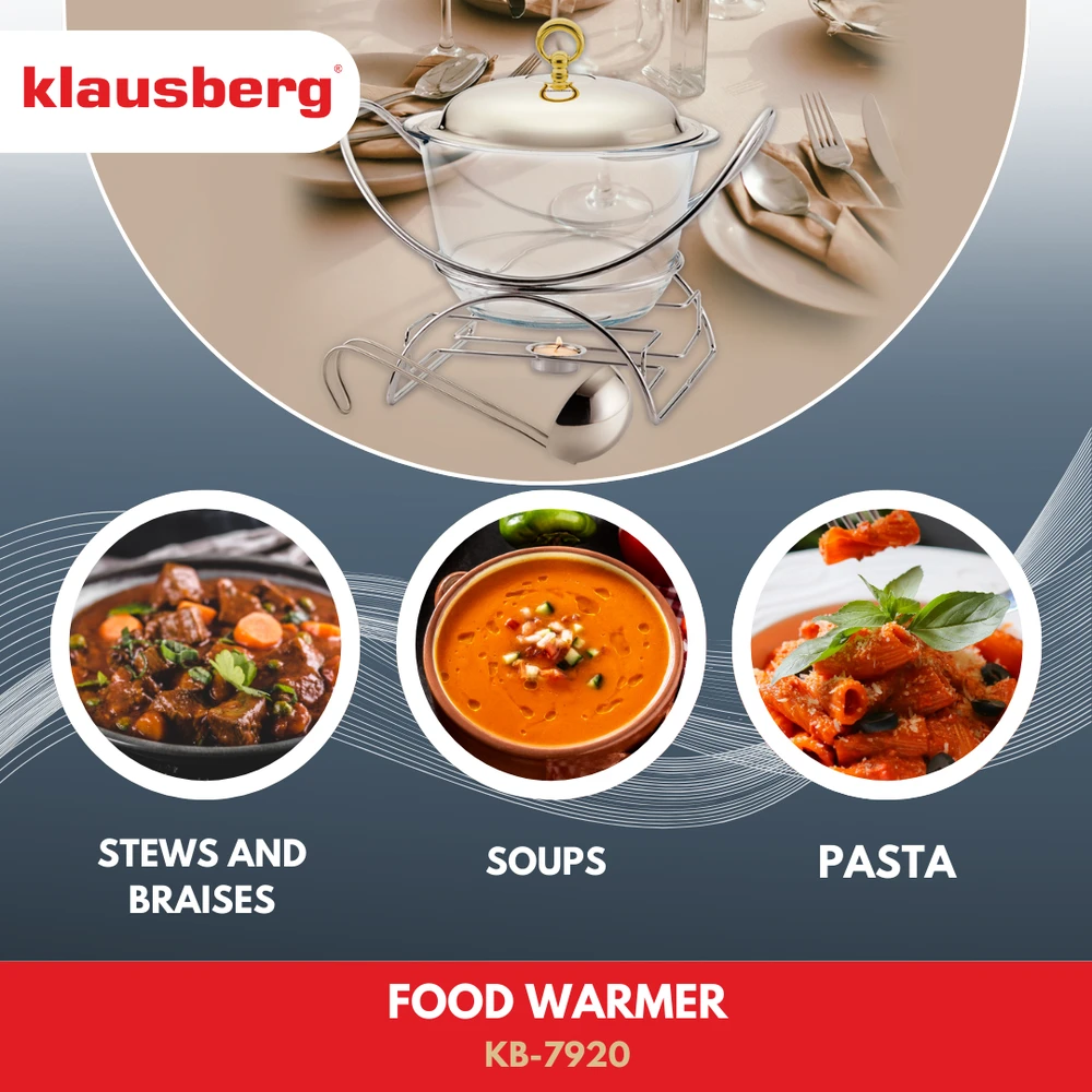 Podgrzewacz Maisto šildytuvas, stiklinis, nerūdijančio plieno, 4 l, Klausberg, kb-7920