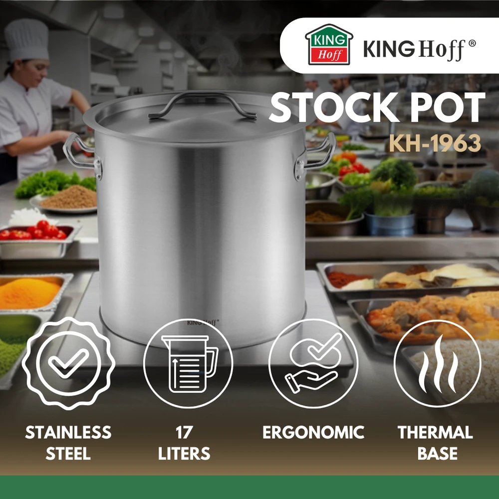 King Hoff Gastronorm puodas, nerūdijantis plienas, skersmuo 32cm, 25l, kinghoff, kh-1963