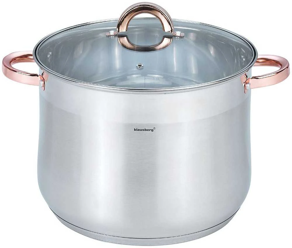 Puodas plieno su pokrywą, 13l, śr.28cm, klausberg, kb-7795