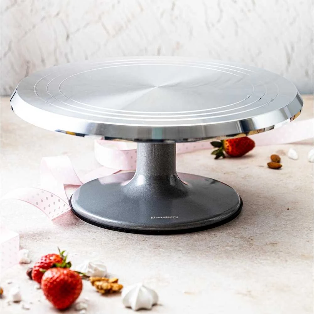 Klausberg Tortinė Nerūdijančio plieno besisukanti lėkštė 36 cm