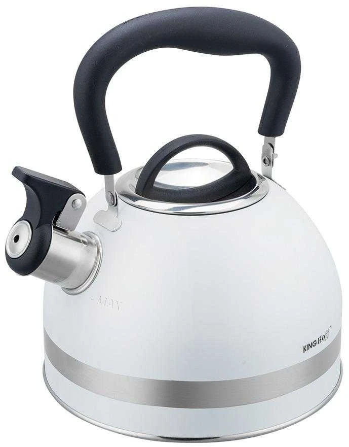 Baltas King Hoff virdulys su švilpuku 1.8l