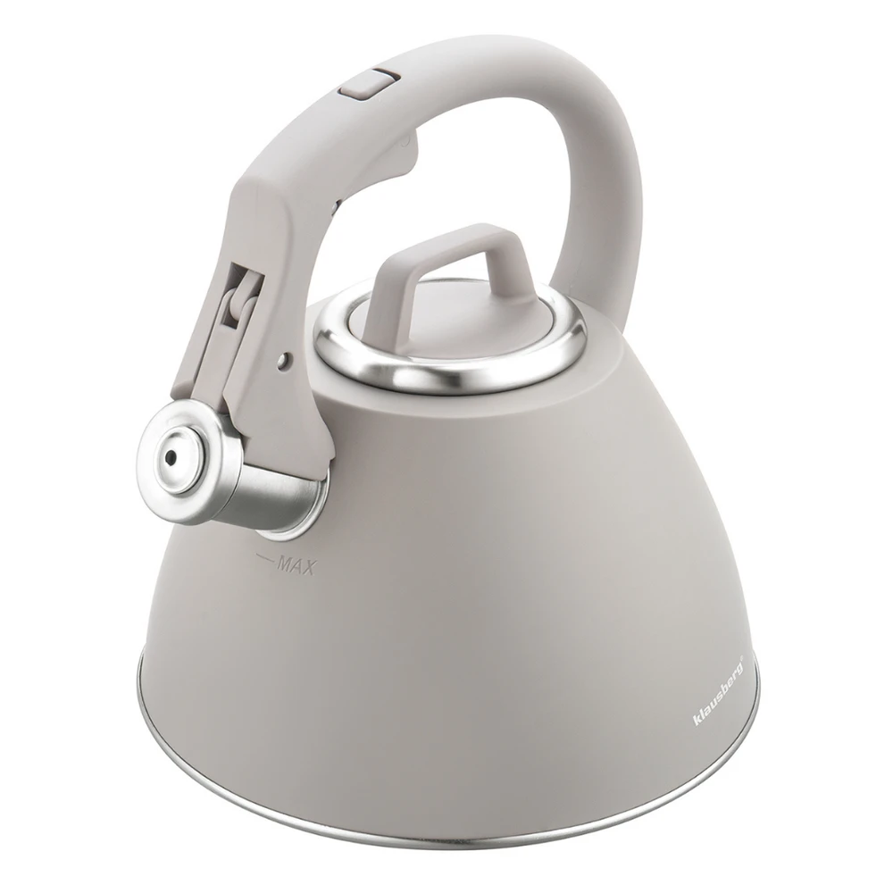Virdulys, Plieninis virdulys 2,5 l, pilkas, Klausberg kb-7953