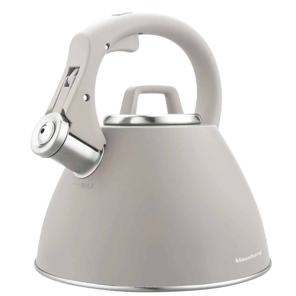 Virdulys, Plieninis virdulys 2,5 l, pilkas, Klausberg kb-7953
