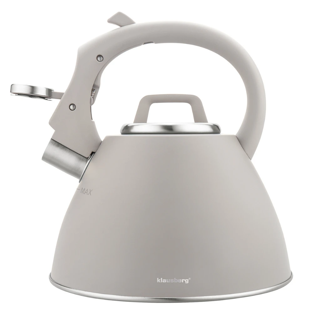 Virdulys, Plieninis virdulys 2,5 l, pilkas, Klausberg kb-7953