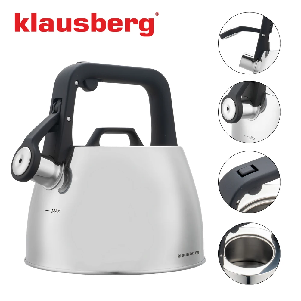 Virdulys tradycyjny 2,5l sidabrinė klausberg