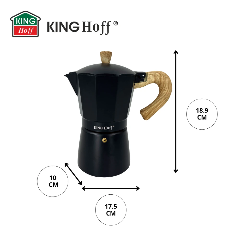 Zaparzacz King Hoff Kavos virimo aparatas KAVOS APARATAS 300ml KINGHOFF KH-1886 indukcinė viryklė