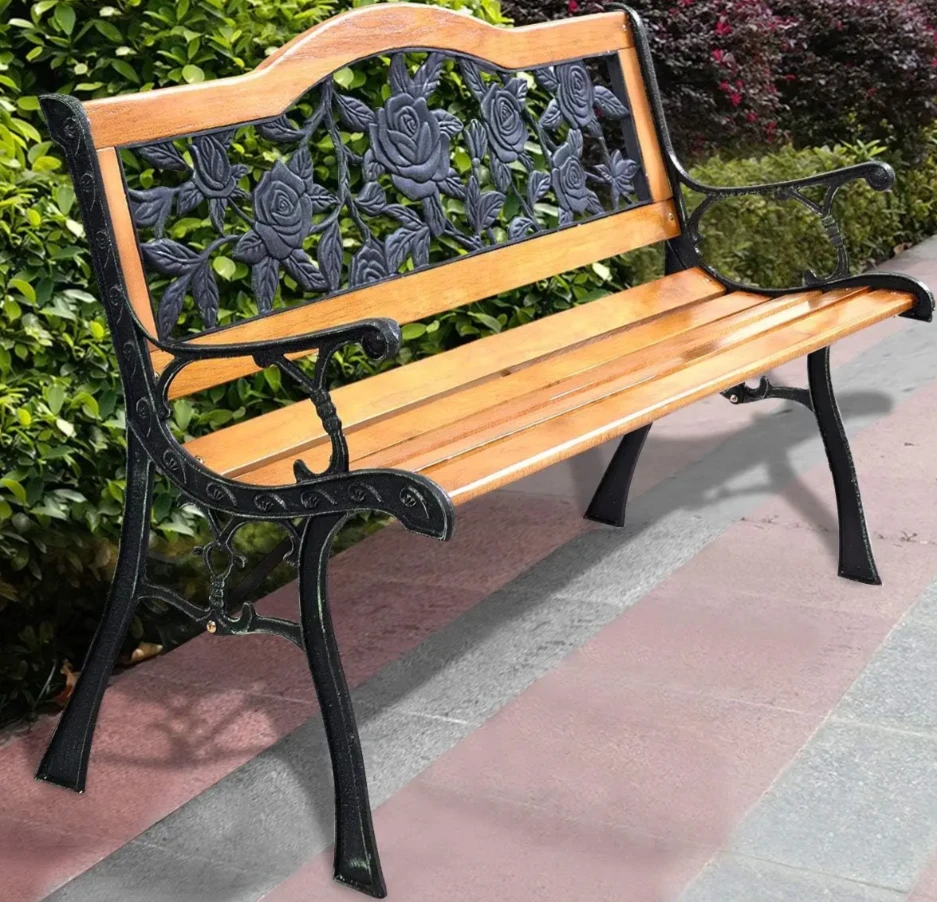 Lean Sodo suoliukas medinis su metaliniu atlošu 125 cm