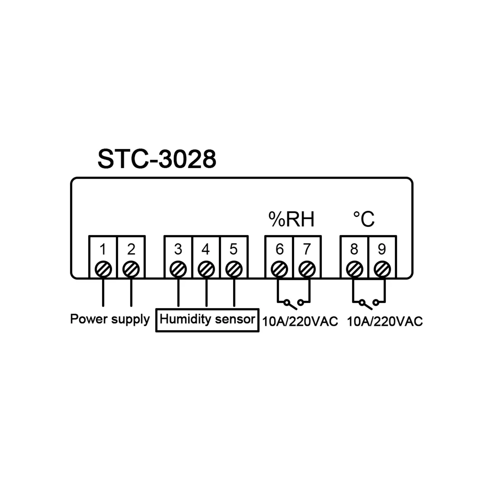 Termostatas 230V STC-3028 E6137