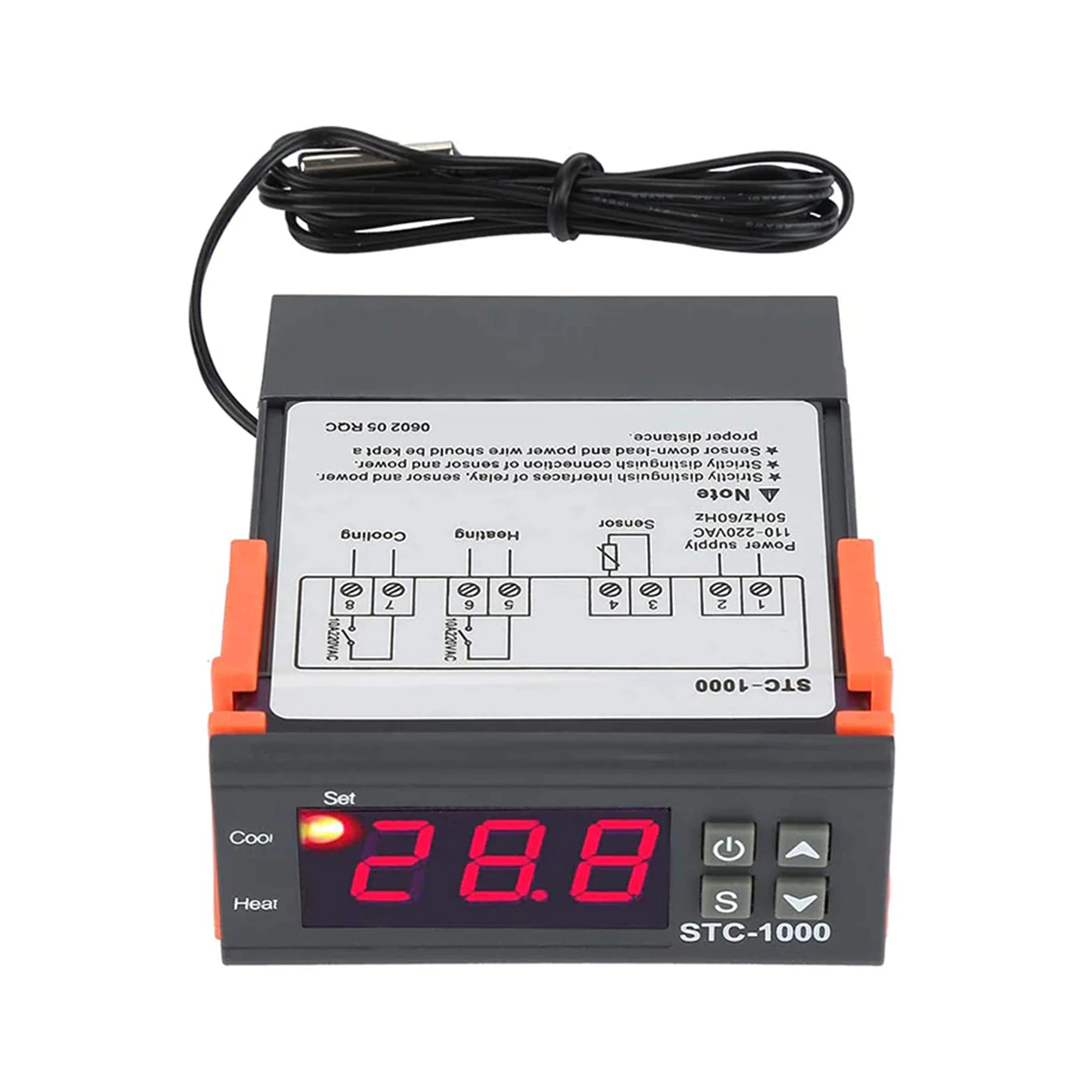 Eurokomp Termostatas 230V STC-1000 E6114