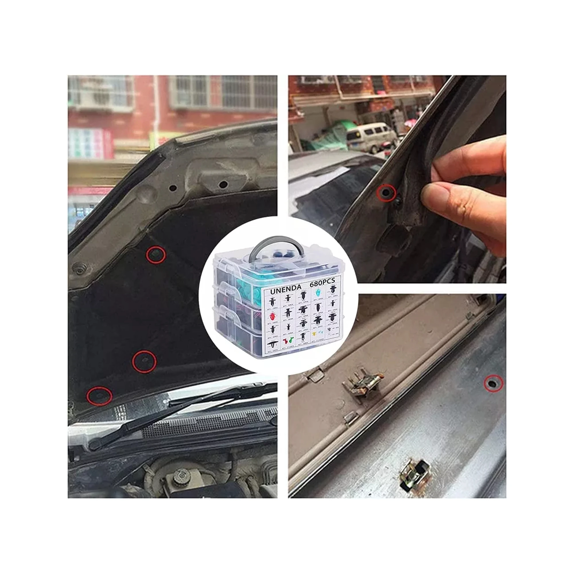 Eurokomp Oem Automobilio spaustukų komplektas 726 el E6147