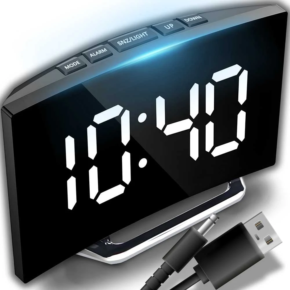 Retoo Pastatomas elektroninis laikrodis SleekTime