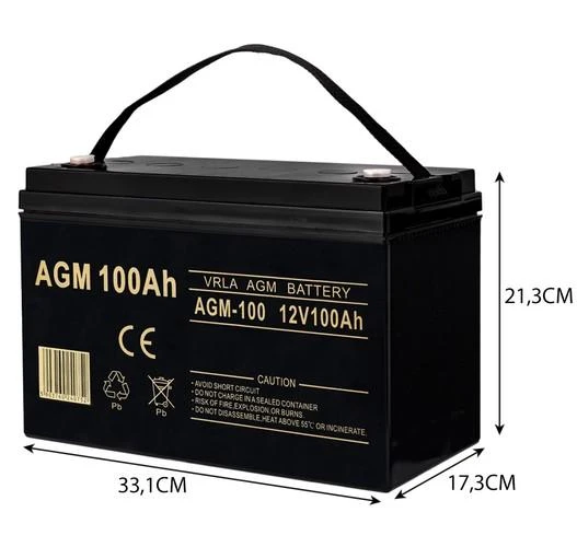 Volt Iso Trade AGM baterija 12V 100AH