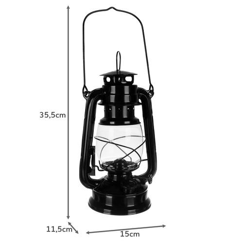 Iso Trade Juodas oil lamp 24cm