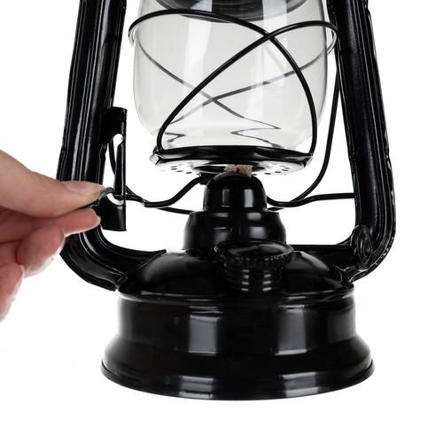 Iso Trade Juodas oil lamp 24cm