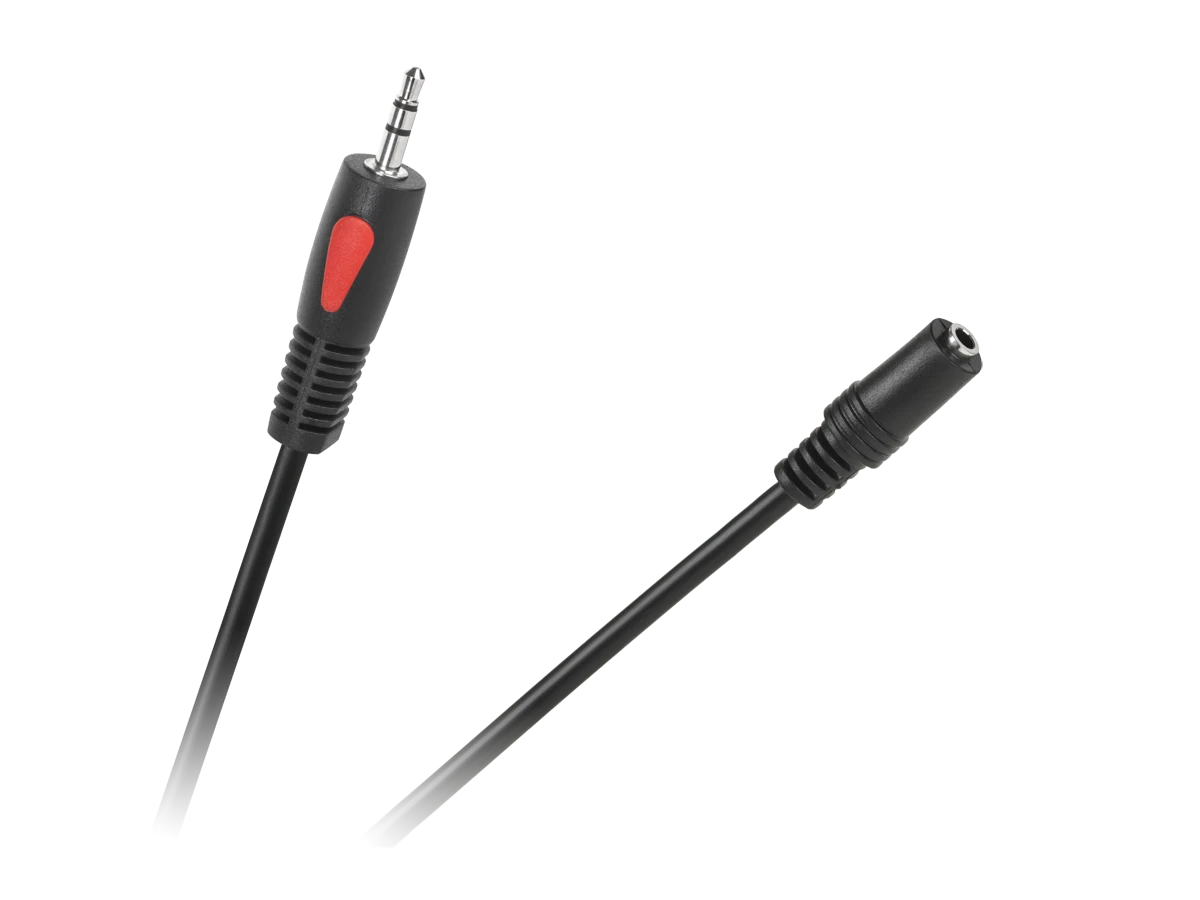 3.5 mm AUX prailginimo kabelis kištukas-lizdas