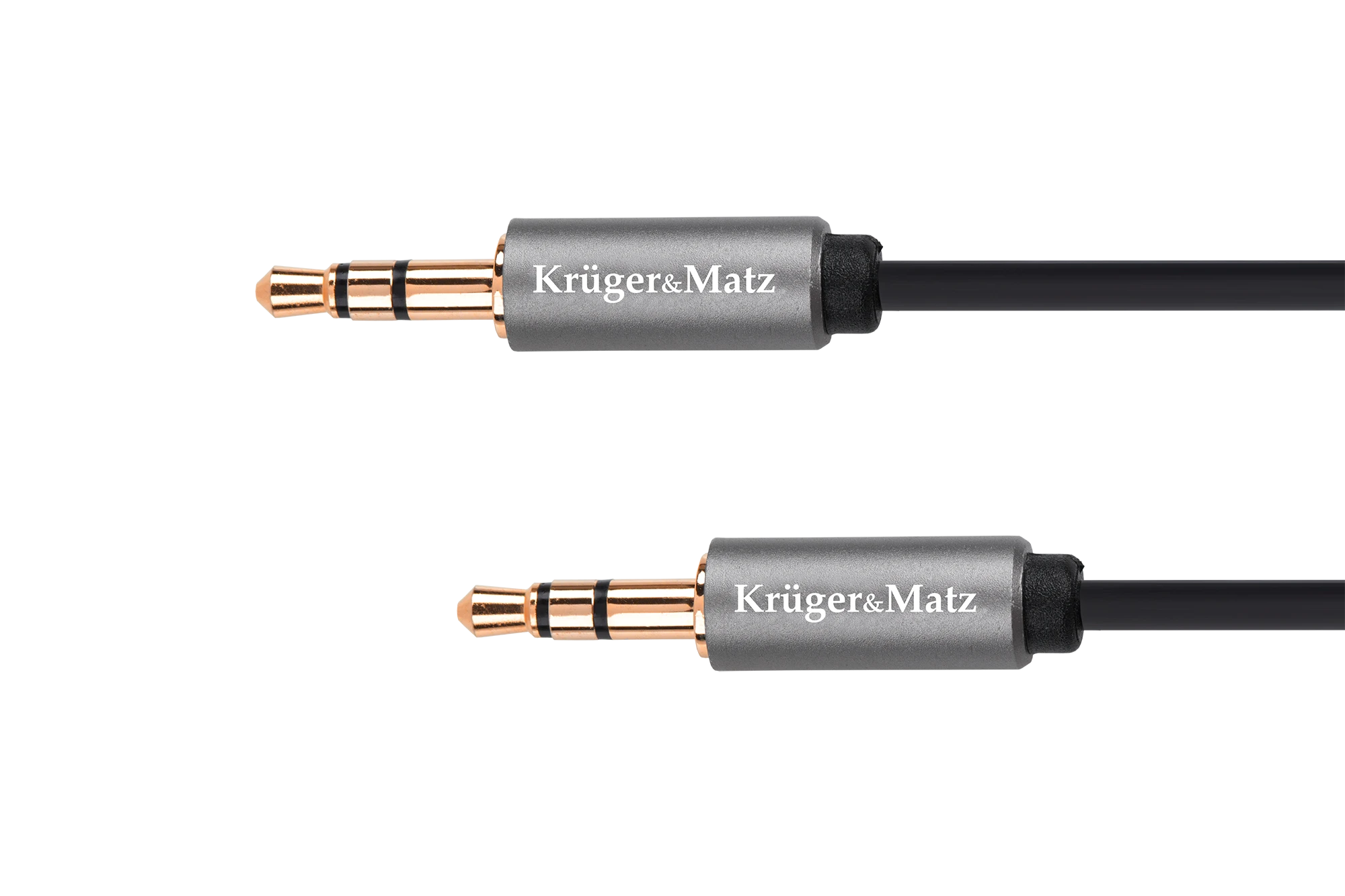 Kruger & Matz AUX kabelis su metaliniais antgaliais