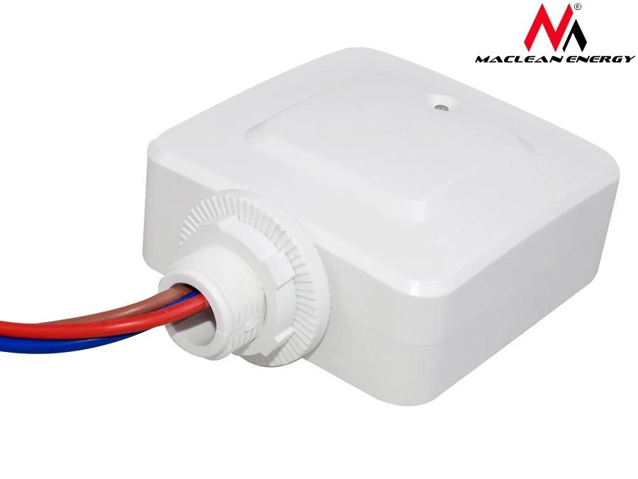 Czujnik „Maclean“ mikrobangų judesio jutiklis, įmontuotas, veikimo nuotolis 4–10 m, 1200 W, MCE137