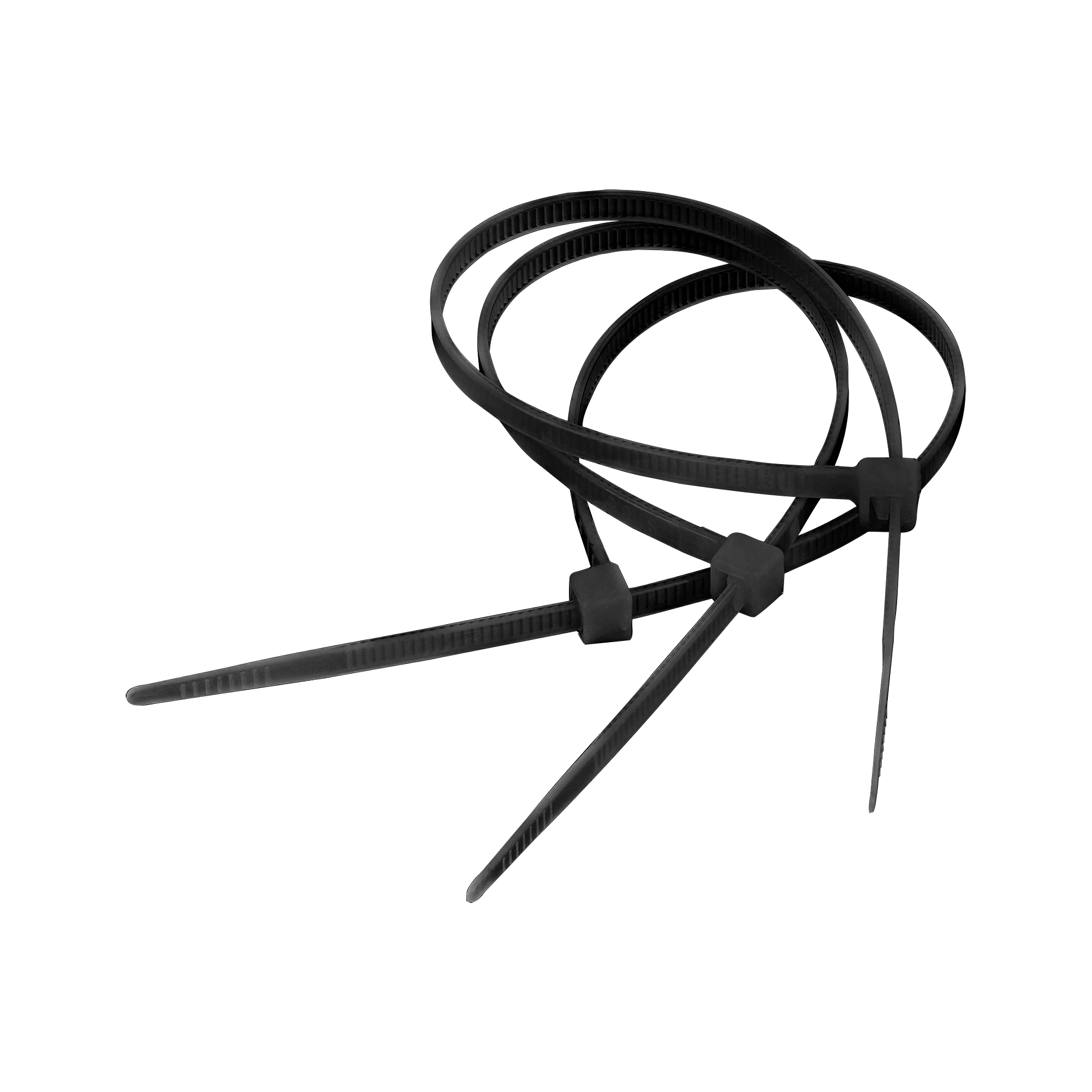 Cabletech laidų tvirtinimo dirželiai 3.6mm 20cm Juoda