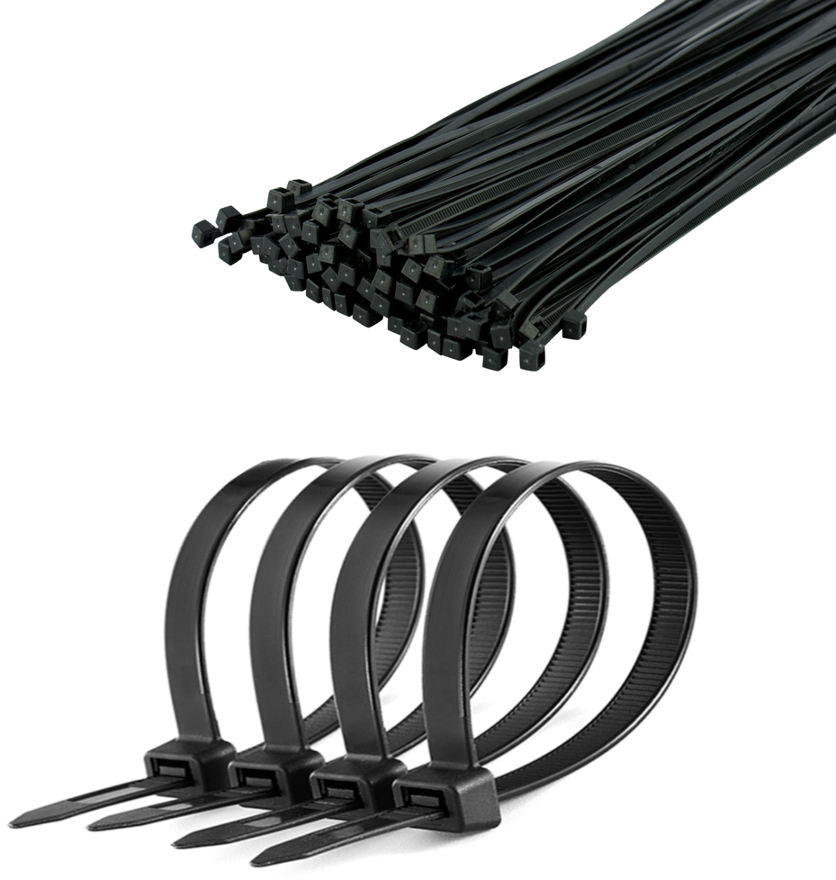 Kabelio raištis 4.8 mm/30 cm juodas Cabletech 50 vnt.