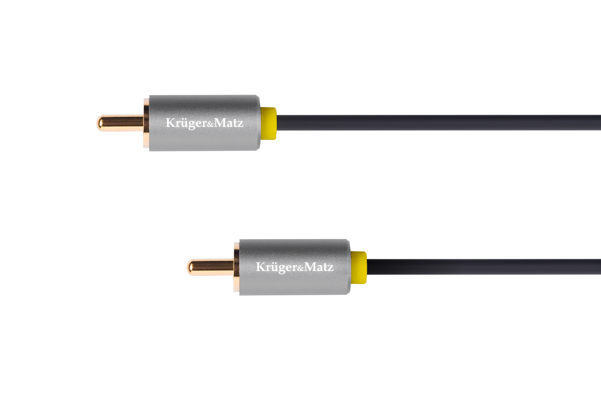 Kruger & Matz RCA laido jungtys su detaliais kištukais