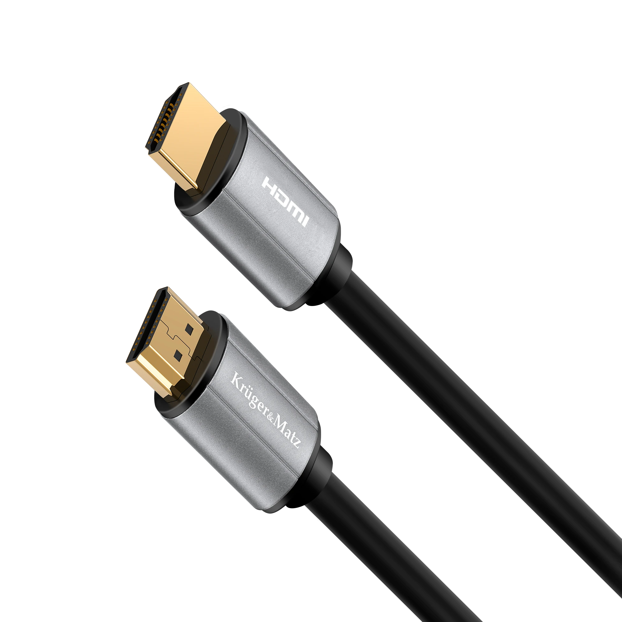HDMI laidas su auksuotomis jungtimis