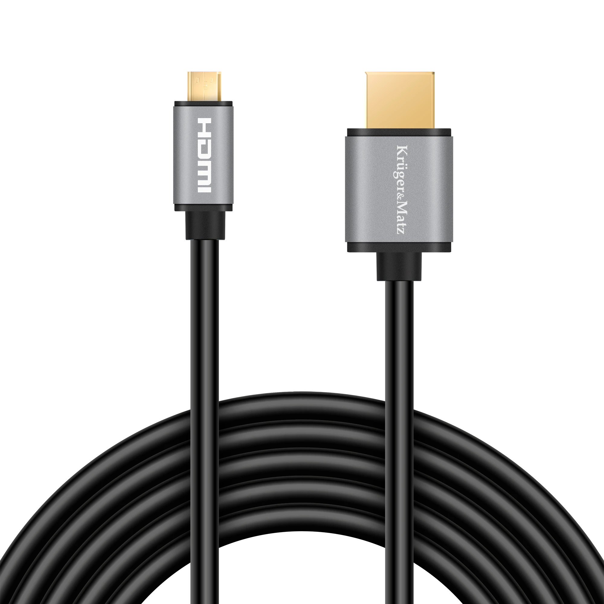 Kruger & Matz Basic HDMI – microHDMI kabelis 1.8m
