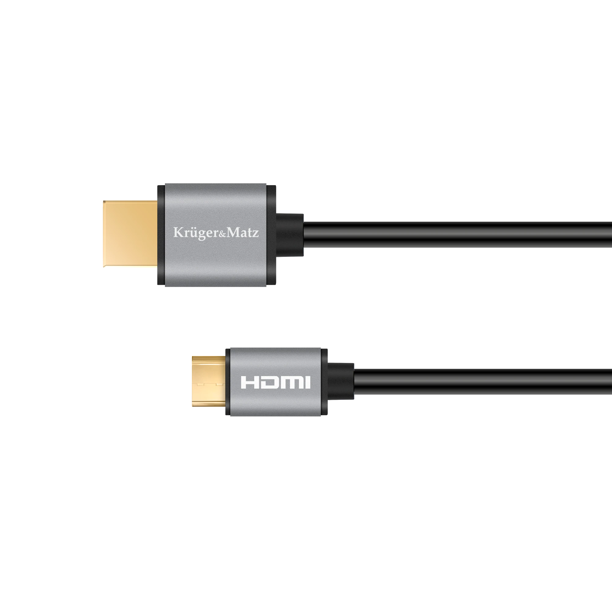 HDMI į miniHDMI laidas su metaliniais antgaliais