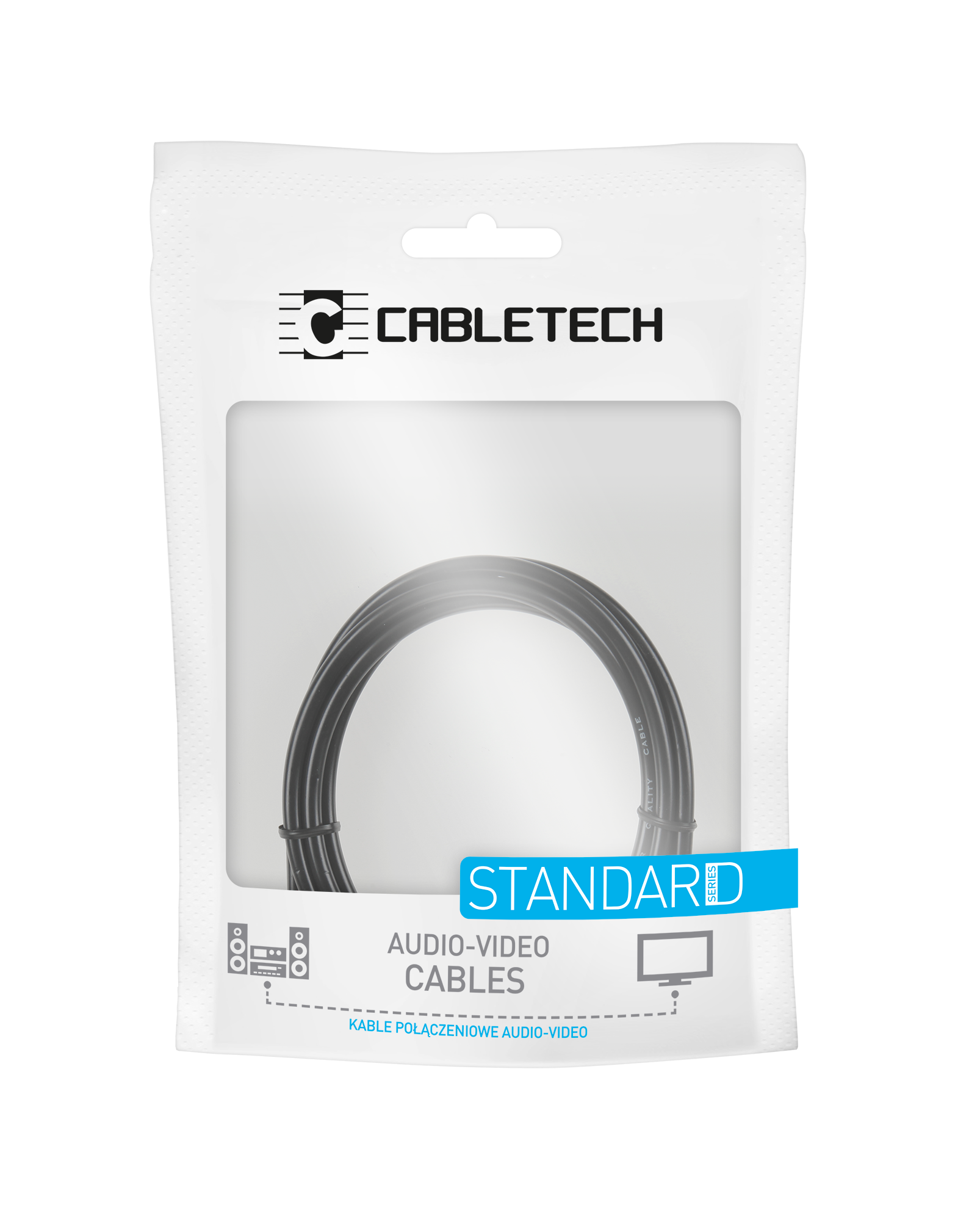 Cabletech kabelis 3.5 AUX - AUX 1.8m
