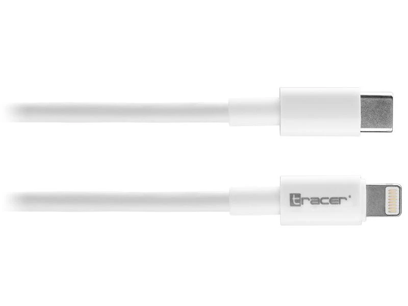 Kabelis TRACER USB Type-C – Lightning M/M, 1,0 m, laidas