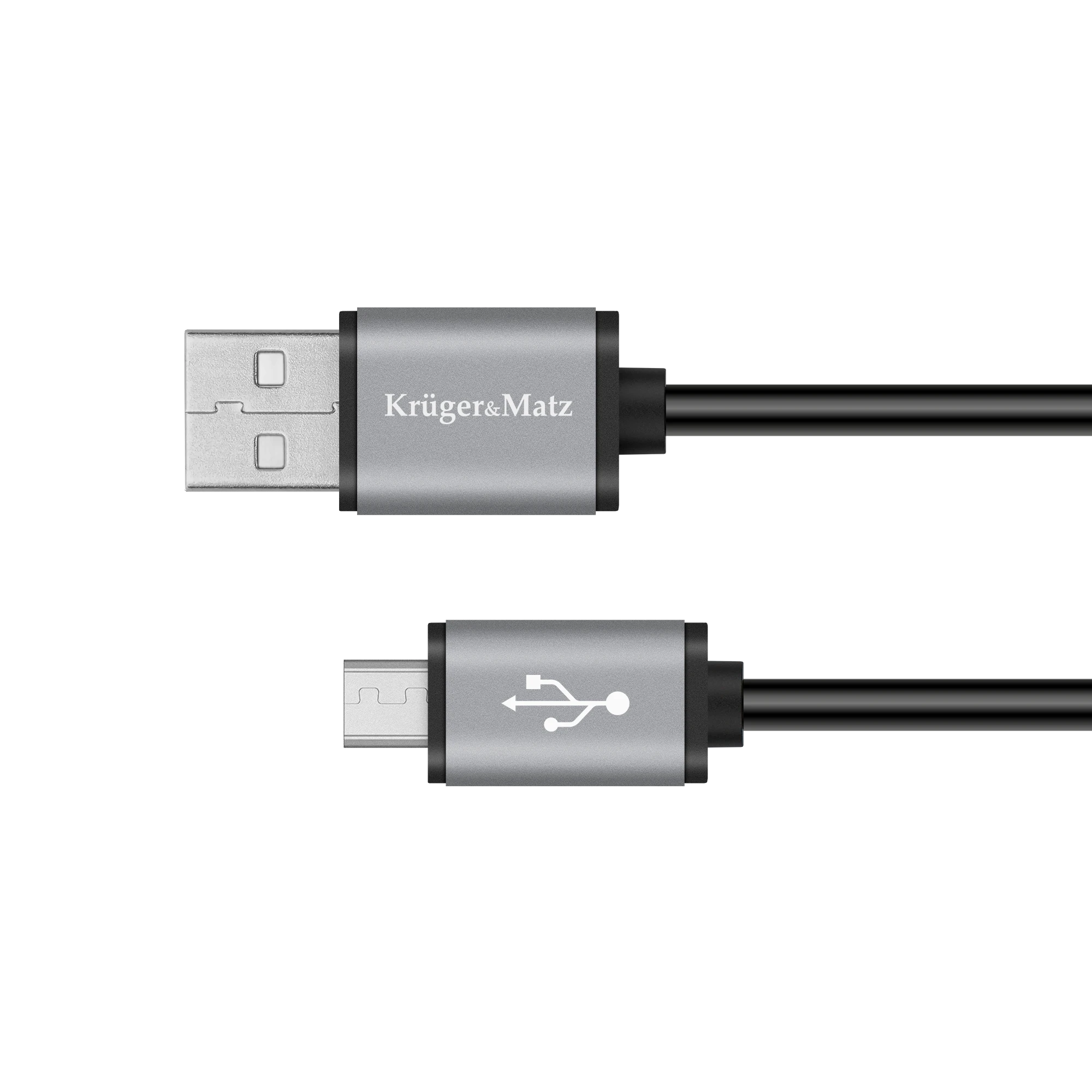 Kruger & Matz USB - micro USB kabelis 0.2m