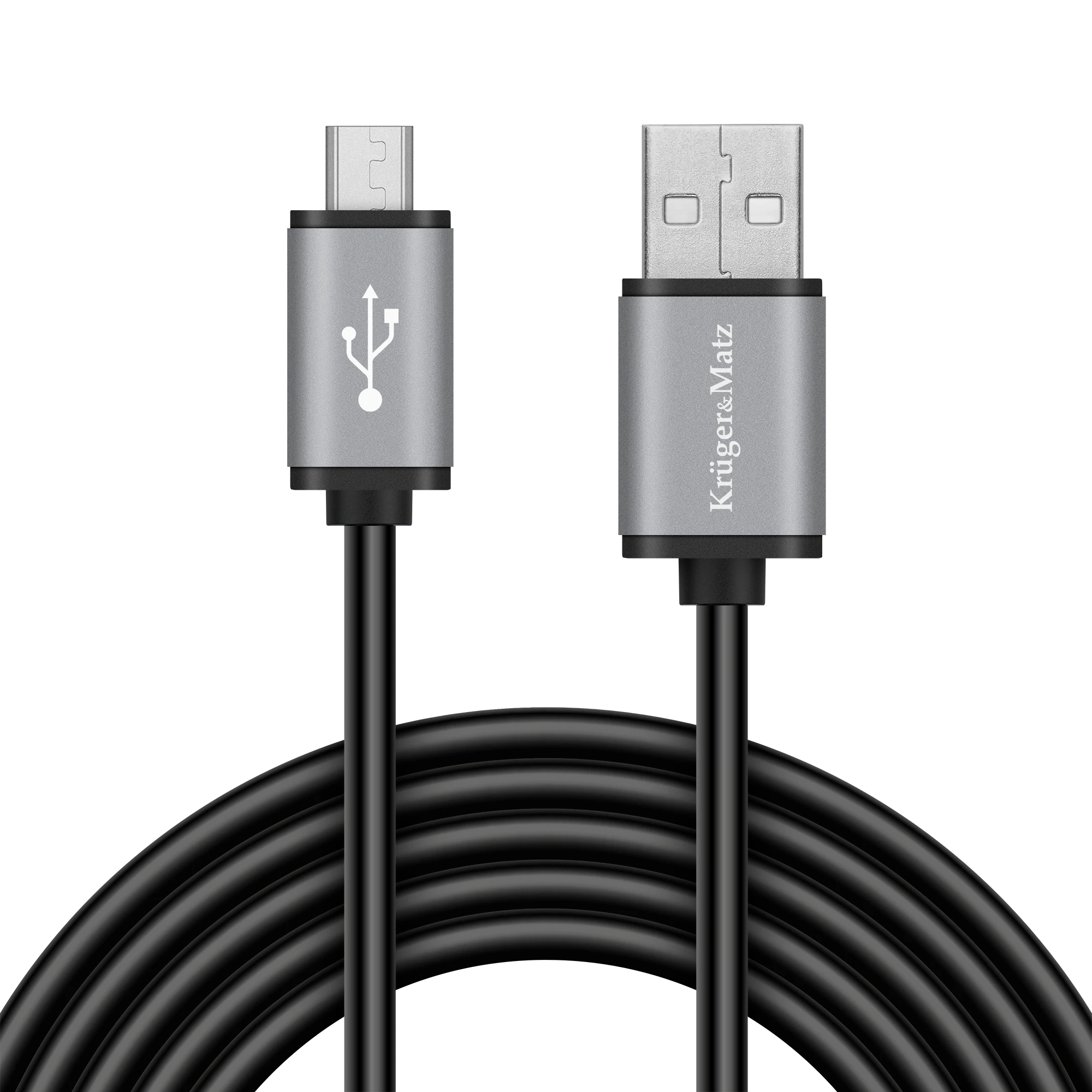 Kruger & Matz Basic USB - micro USB kabelis 1m