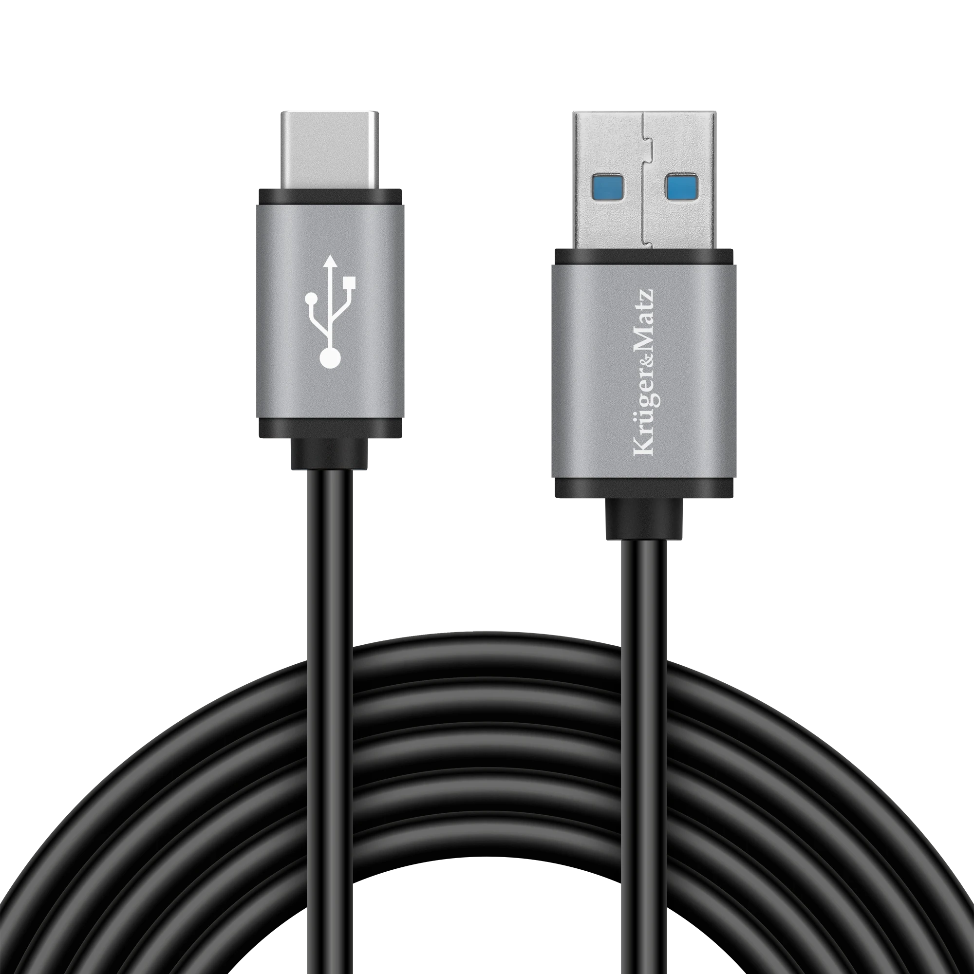 Kruger & Matz Basic USB - USB C kabelis 1m
