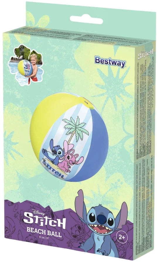 Bestway Pripučiamas paplūdimio kamuolys Disney Lilo ir Stitch 51 cm 9104T