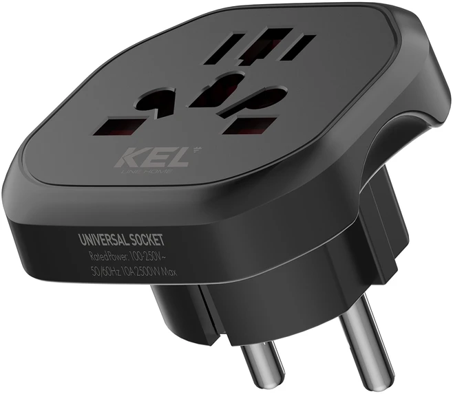 KEL Adapteris sieciowy universalus (eu, uk, us, au)