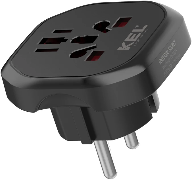 KEL Adapteris sieciowy universalus (eu, uk, us, au)