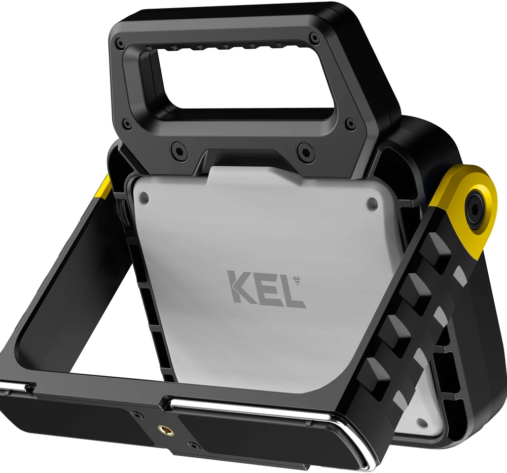 KEL Light Naświetlacz akumulatorowy kel, 40w, 6500 lm, 4000 mah, usb-c, 1,5-15h, ipx4, ik07