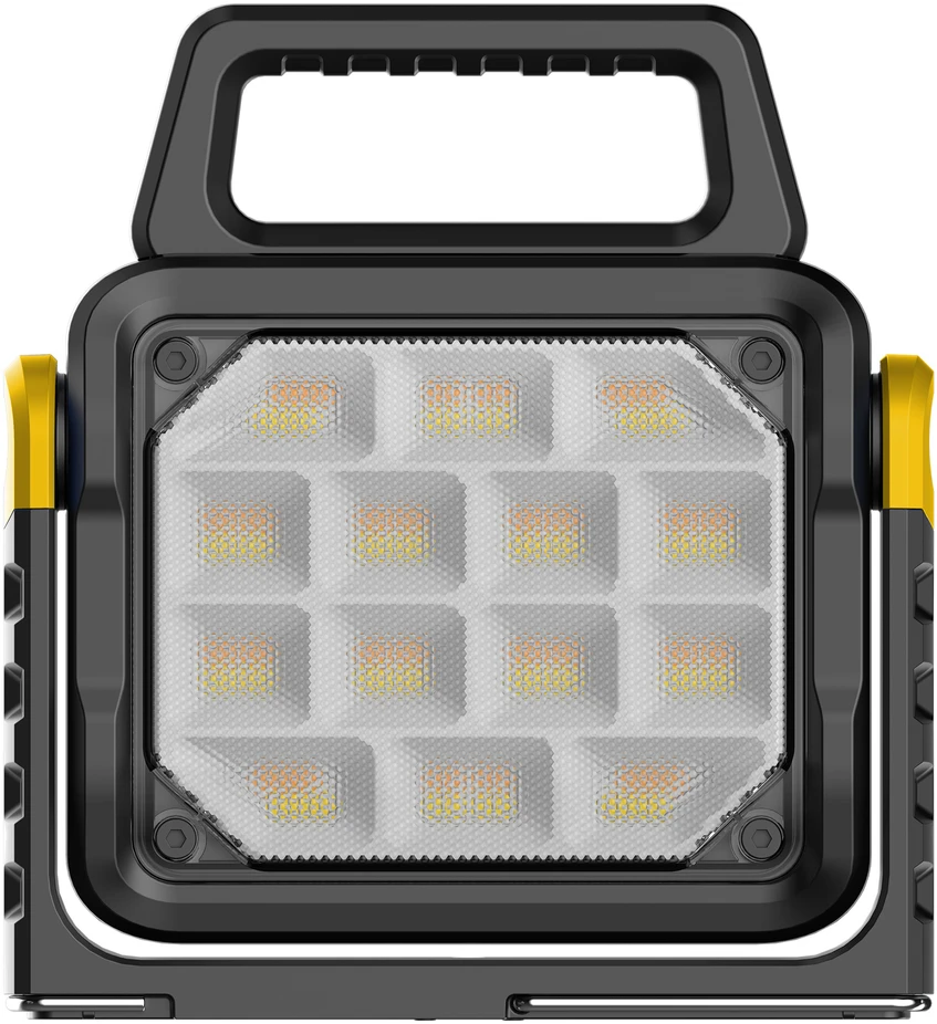 KEL Light Naświetlacz akumulatorowy kel, 40w, 6500 lm, 4000 mah, usb-c, 1,5-15h, ipx4, ik07