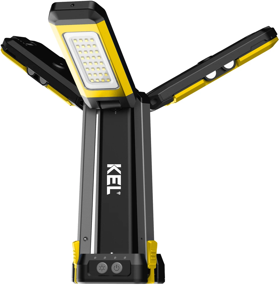 Kel Light Reflektor roboczy potrójny na statywie kel, 40w, 3200 lm, 8000 mah, usb-c, 3-15h, ip54, ik07